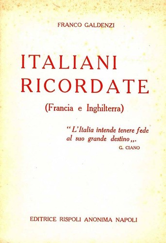 Italiani ricordate francia - italiani, e
