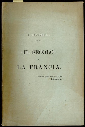 Secolo la francia - secolo”,