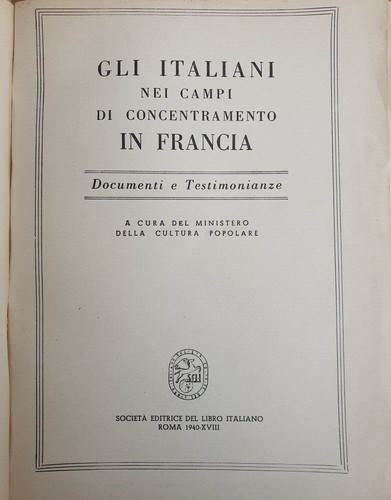 Gli italiani nei campi - , di