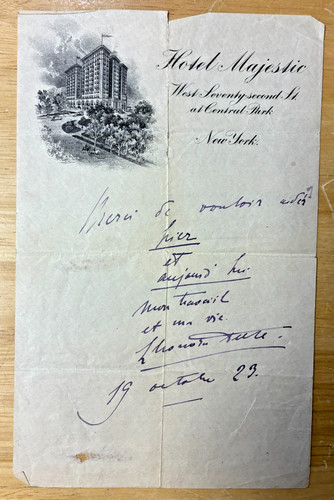 1923 sla lettera autografa - sla,