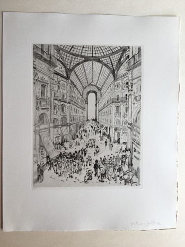 Milano incisione originale - milano,